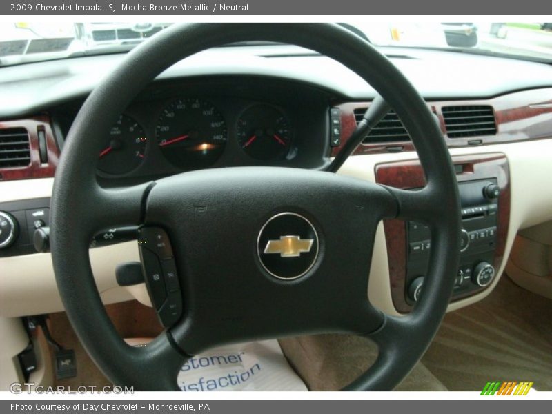 Mocha Bronze Metallic / Neutral 2009 Chevrolet Impala LS