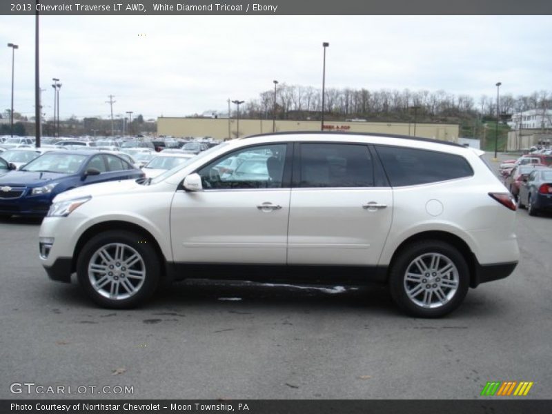  2013 Traverse LT AWD White Diamond Tricoat