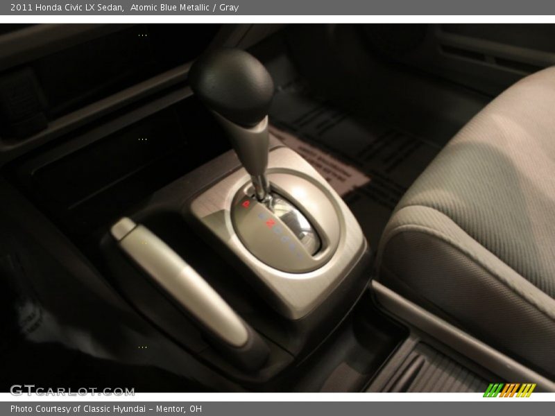 Atomic Blue Metallic / Gray 2011 Honda Civic LX Sedan