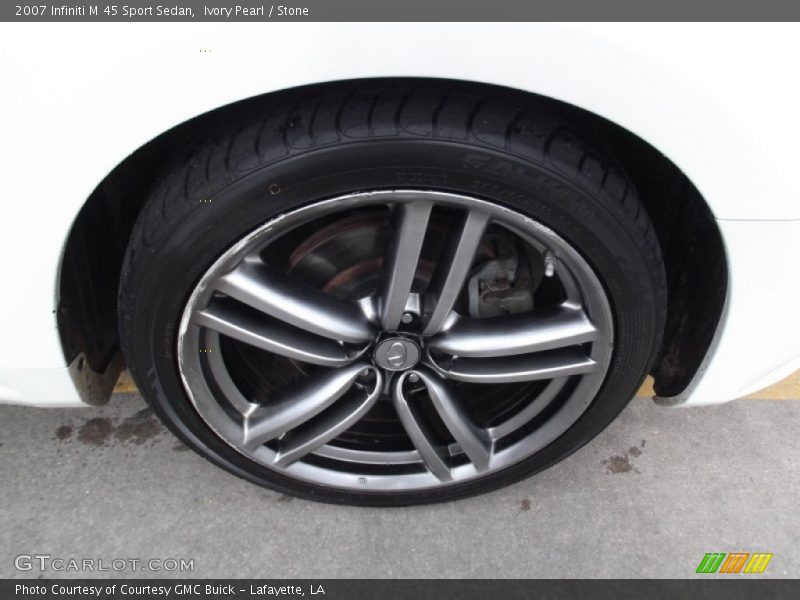 Ivory Pearl / Stone 2007 Infiniti M 45 Sport Sedan