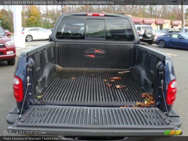 True Blue Metallic / Medium Graphite Grey 2003 Ford F150 FX4 SuperCab 4x4