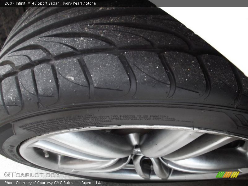 Ivory Pearl / Stone 2007 Infiniti M 45 Sport Sedan