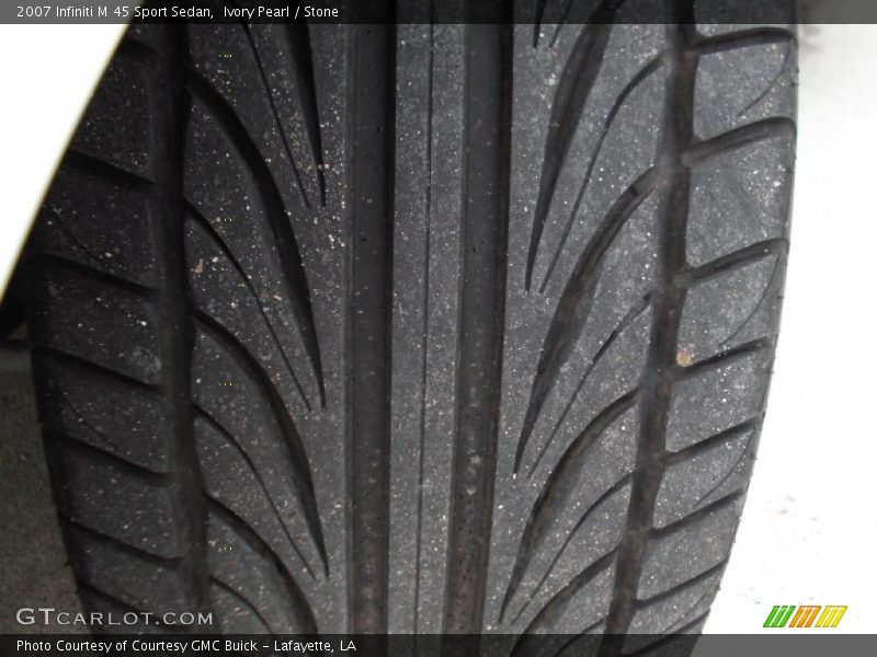Ivory Pearl / Stone 2007 Infiniti M 45 Sport Sedan