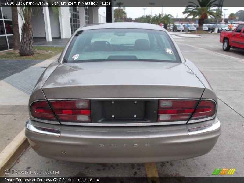 Light Bronzemist Metallic / Taupe 2000 Buick Park Avenue