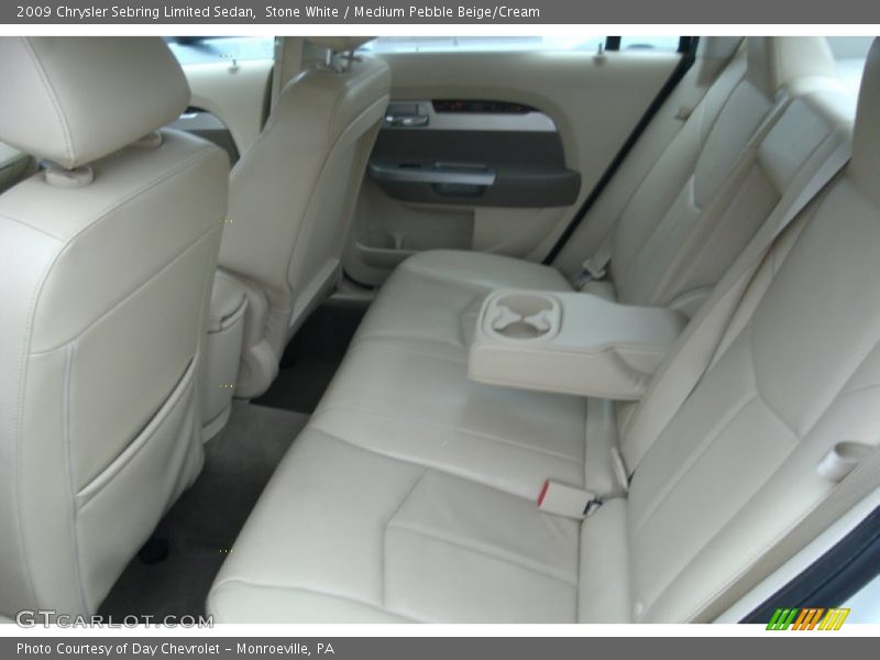 Stone White / Medium Pebble Beige/Cream 2009 Chrysler Sebring Limited Sedan