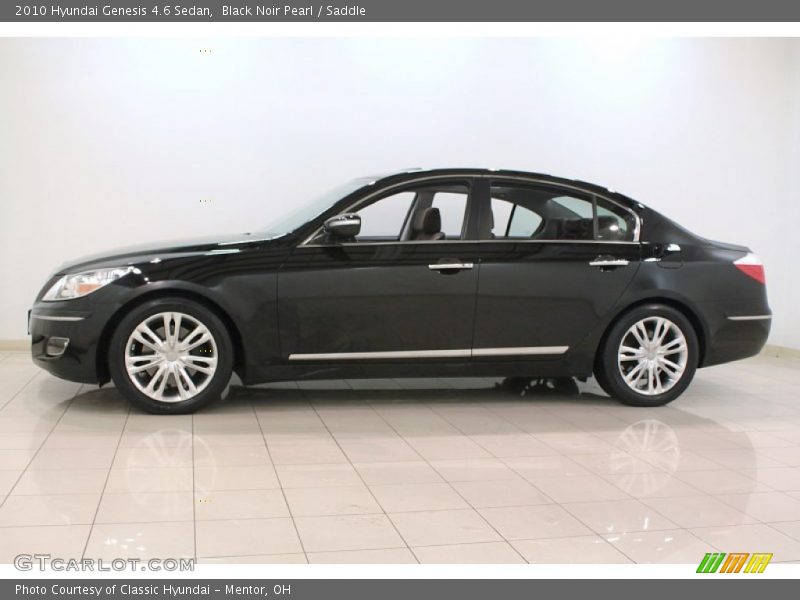 Black Noir Pearl / Saddle 2010 Hyundai Genesis 4.6 Sedan
