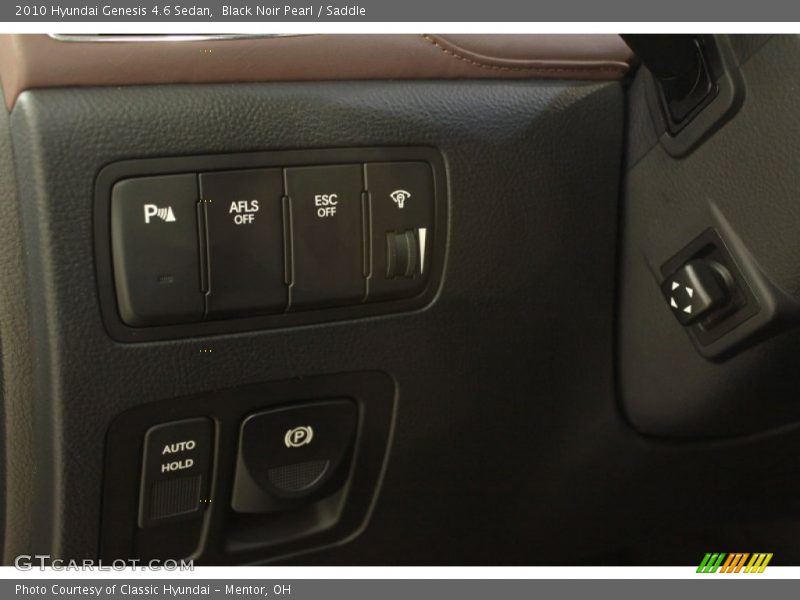 Black Noir Pearl / Saddle 2010 Hyundai Genesis 4.6 Sedan