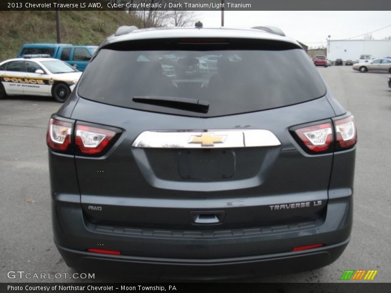 Cyber Gray Metallic / Dark Titanium/Light Titanium 2013 Chevrolet Traverse LS AWD