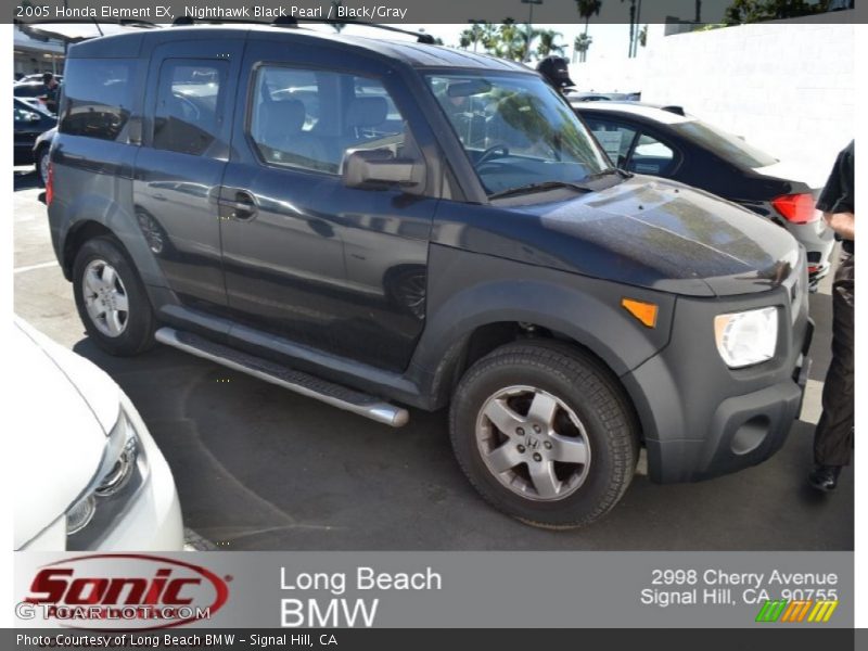 Nighthawk Black Pearl / Black/Gray 2005 Honda Element EX