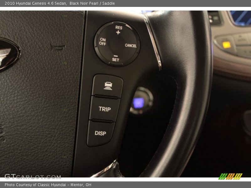 Black Noir Pearl / Saddle 2010 Hyundai Genesis 4.6 Sedan