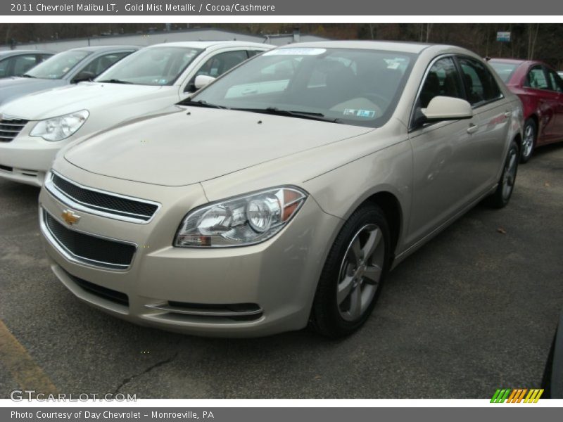 Gold Mist Metallic / Cocoa/Cashmere 2011 Chevrolet Malibu LT