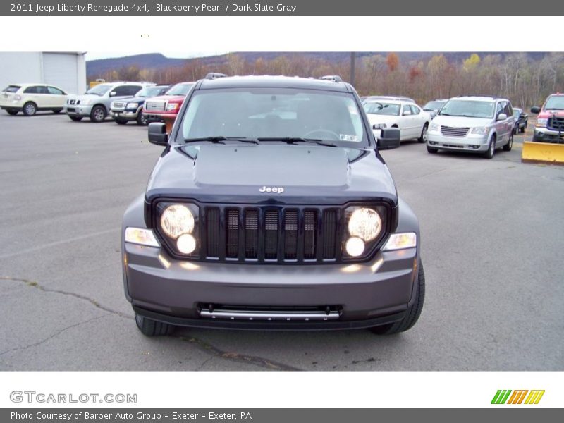Blackberry Pearl / Dark Slate Gray 2011 Jeep Liberty Renegade 4x4