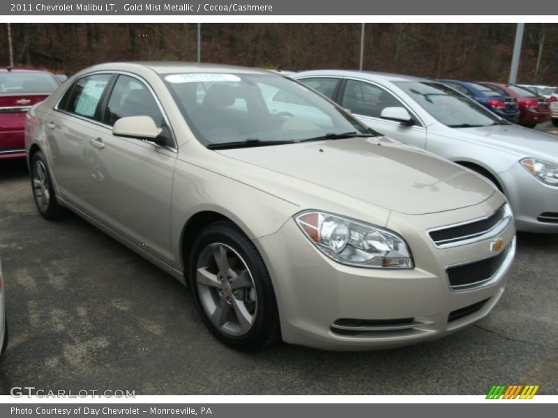 Gold Mist Metallic / Cocoa/Cashmere 2011 Chevrolet Malibu LT