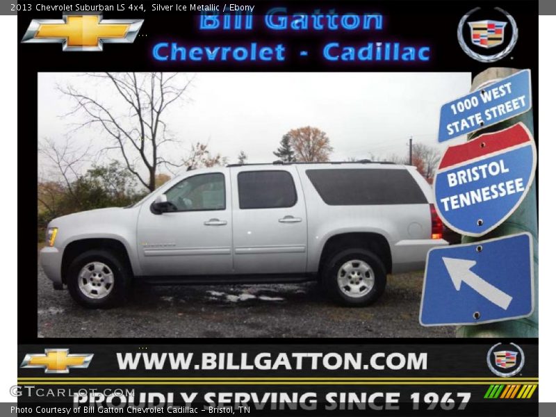 Silver Ice Metallic / Ebony 2013 Chevrolet Suburban LS 4x4