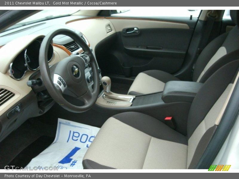 Gold Mist Metallic / Cocoa/Cashmere 2011 Chevrolet Malibu LT