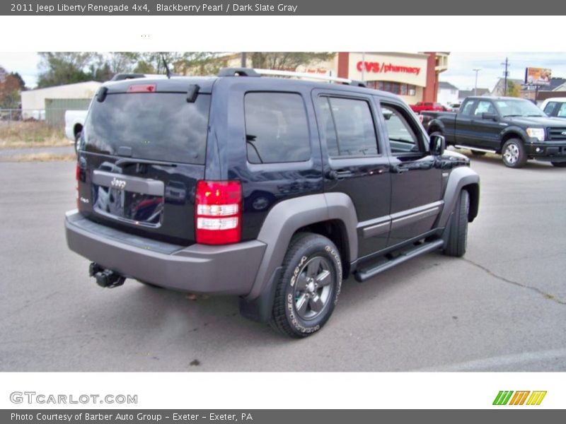 Blackberry Pearl / Dark Slate Gray 2011 Jeep Liberty Renegade 4x4