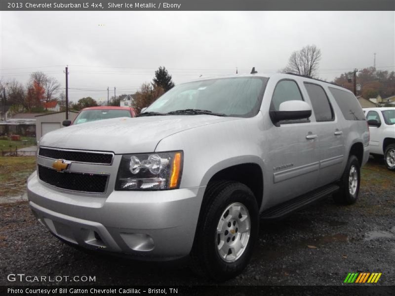 Silver Ice Metallic / Ebony 2013 Chevrolet Suburban LS 4x4