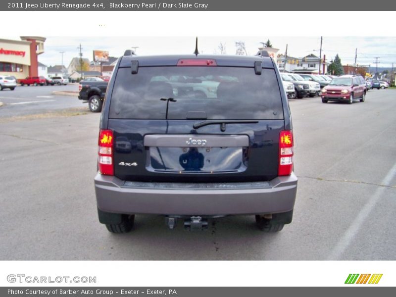Blackberry Pearl / Dark Slate Gray 2011 Jeep Liberty Renegade 4x4