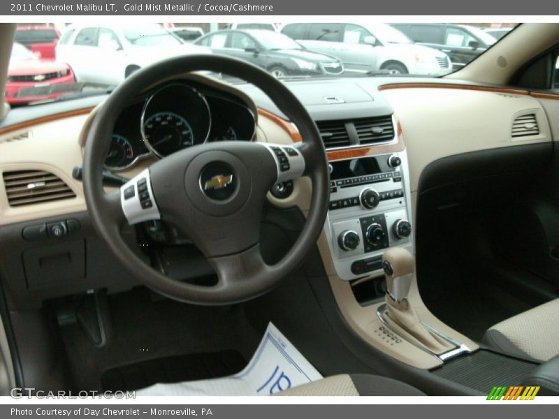 Gold Mist Metallic / Cocoa/Cashmere 2011 Chevrolet Malibu LT
