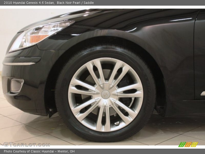 Black Noir Pearl / Saddle 2010 Hyundai Genesis 4.6 Sedan