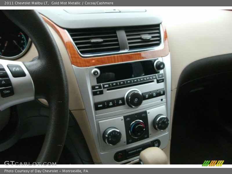 Gold Mist Metallic / Cocoa/Cashmere 2011 Chevrolet Malibu LT