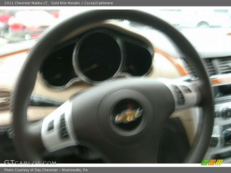 Gold Mist Metallic / Cocoa/Cashmere 2011 Chevrolet Malibu LT
