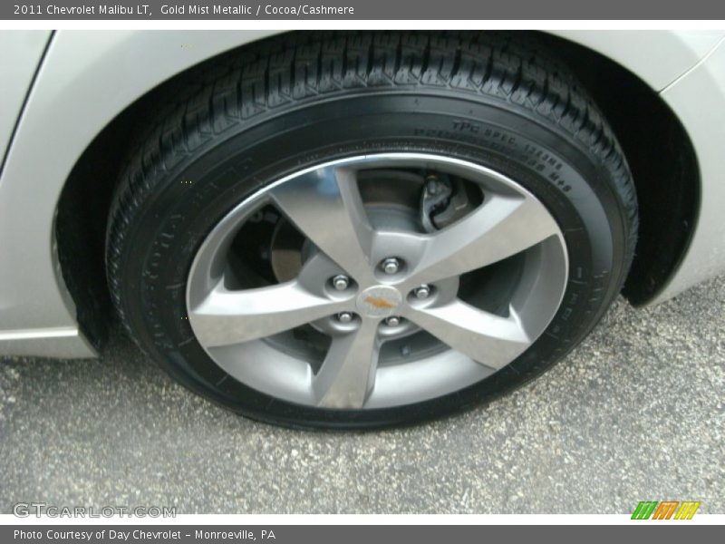 Gold Mist Metallic / Cocoa/Cashmere 2011 Chevrolet Malibu LT