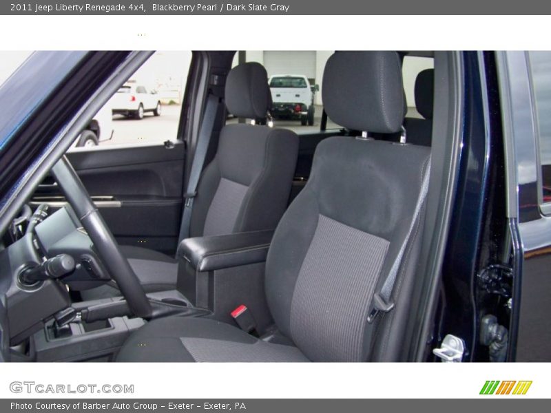 Blackberry Pearl / Dark Slate Gray 2011 Jeep Liberty Renegade 4x4