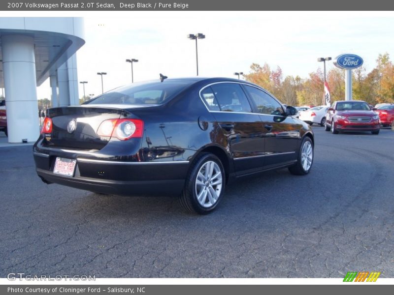 Deep Black / Pure Beige 2007 Volkswagen Passat 2.0T Sedan