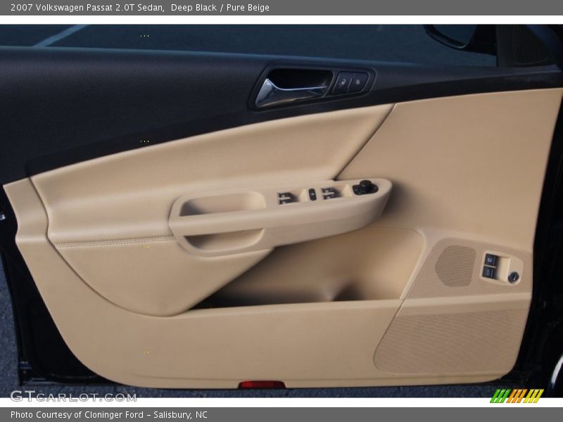 Deep Black / Pure Beige 2007 Volkswagen Passat 2.0T Sedan