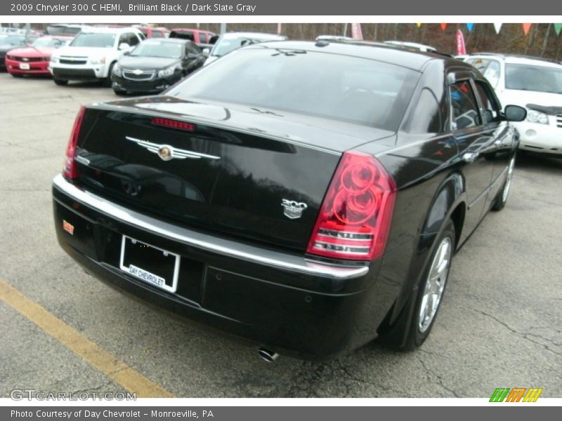 Brilliant Black / Dark Slate Gray 2009 Chrysler 300 C HEMI