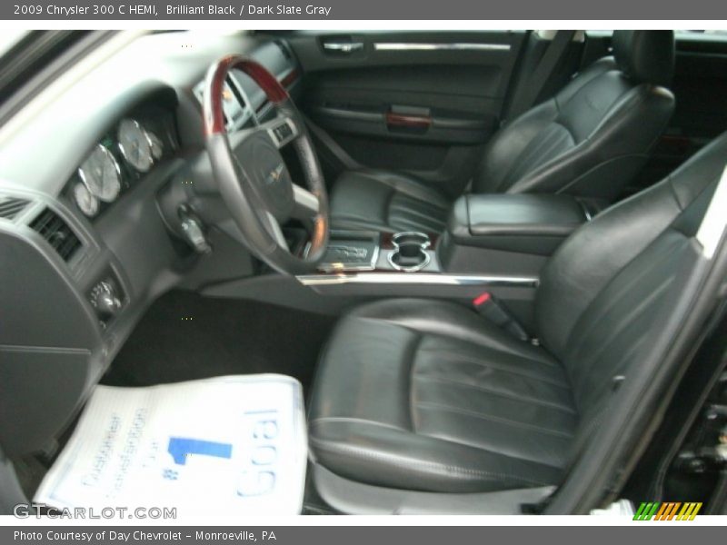Brilliant Black / Dark Slate Gray 2009 Chrysler 300 C HEMI