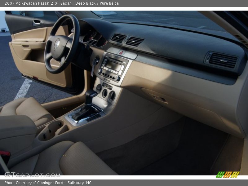 Deep Black / Pure Beige 2007 Volkswagen Passat 2.0T Sedan