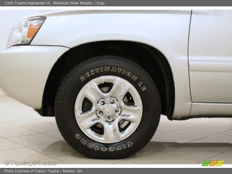 Millenium Silver Metallic / Gray 2005 Toyota Highlander I4
