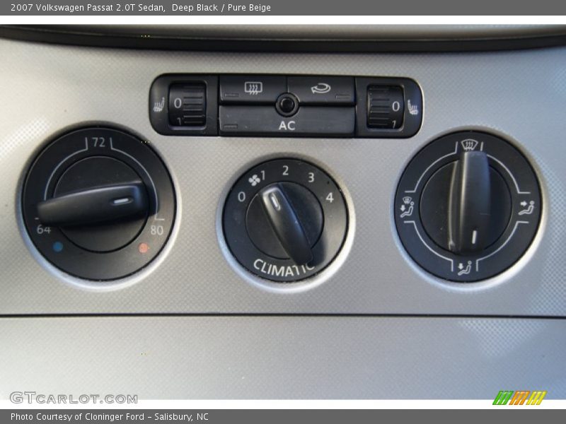 Deep Black / Pure Beige 2007 Volkswagen Passat 2.0T Sedan