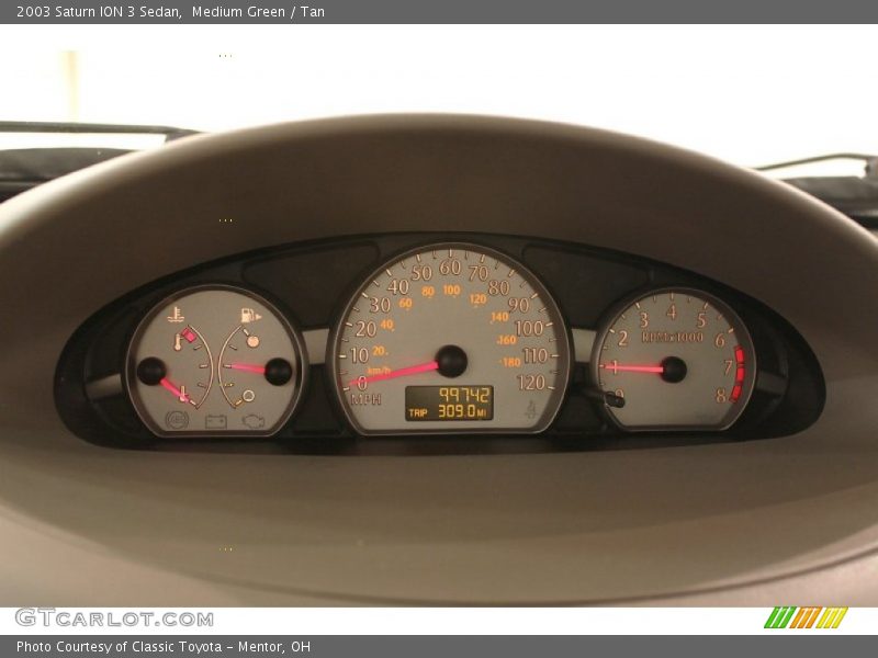  2003 ION 3 Sedan 3 Sedan Gauges