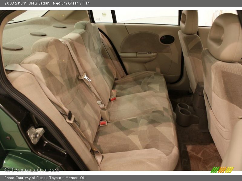 Rear Seat of 2003 ION 3 Sedan