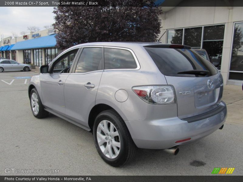 True Silver Metallic / Black 2008 Mazda CX-7 Sport