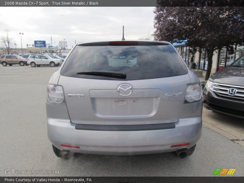 True Silver Metallic / Black 2008 Mazda CX-7 Sport