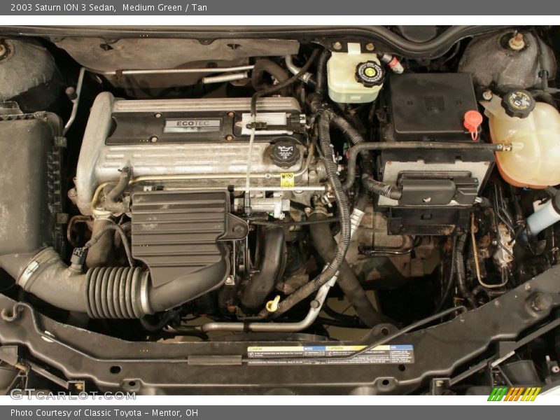  2003 ION 3 Sedan Engine - 2.2 Liter DOHC 16-Valve 4 Cylinder