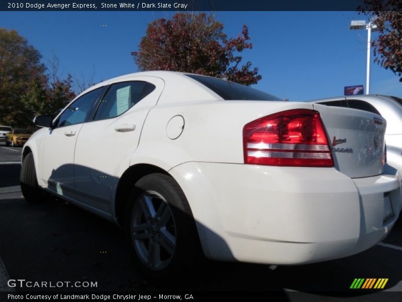 Stone White / Dark Slate Gray 2010 Dodge Avenger Express