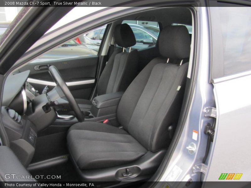 True Silver Metallic / Black 2008 Mazda CX-7 Sport