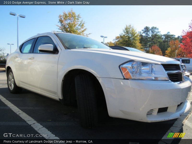 Stone White / Dark Slate Gray 2010 Dodge Avenger Express