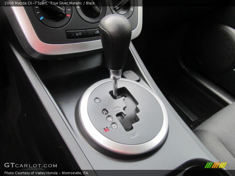 True Silver Metallic / Black 2008 Mazda CX-7 Sport