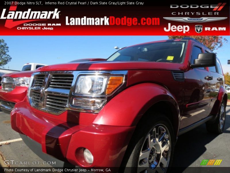 Inferno Red Crystal Pearl / Dark Slate Gray/Light Slate Gray 2007 Dodge Nitro SLT