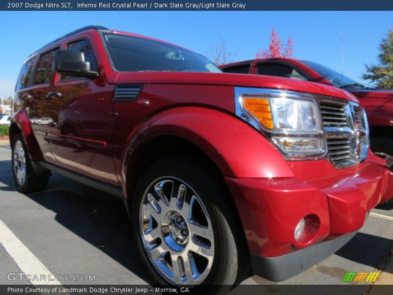 Inferno Red Crystal Pearl / Dark Slate Gray/Light Slate Gray 2007 Dodge Nitro SLT
