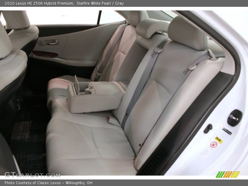 Starfire White Pearl / Gray 2010 Lexus HS 250h Hybrid Premium