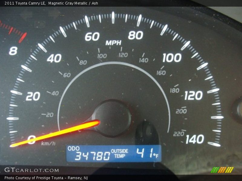 Magnetic Gray Metallic / Ash 2011 Toyota Camry LE