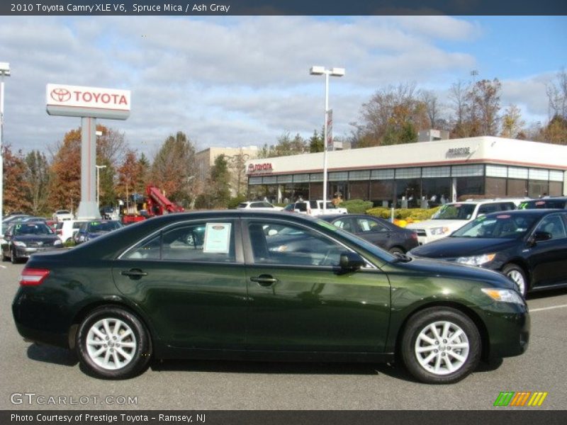 Spruce Mica / Ash Gray 2010 Toyota Camry XLE V6