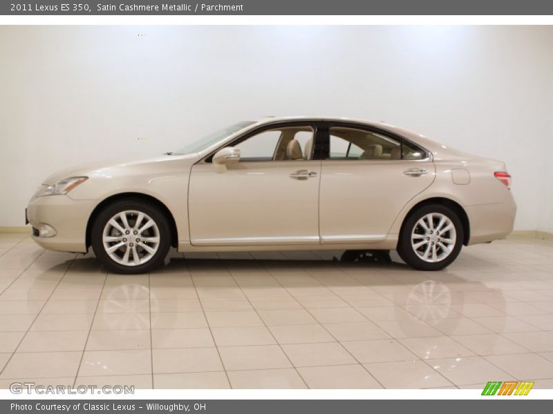 Satin Cashmere Metallic / Parchment 2011 Lexus ES 350